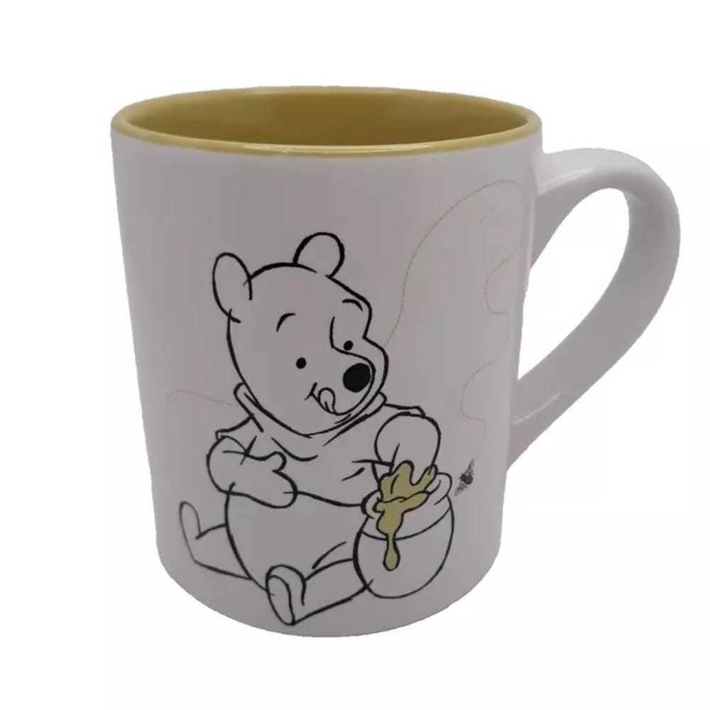 Winnie the Pooh Honey Bee Mug Disney Coffee Cup Bee Kind Happy You Teddy Bear